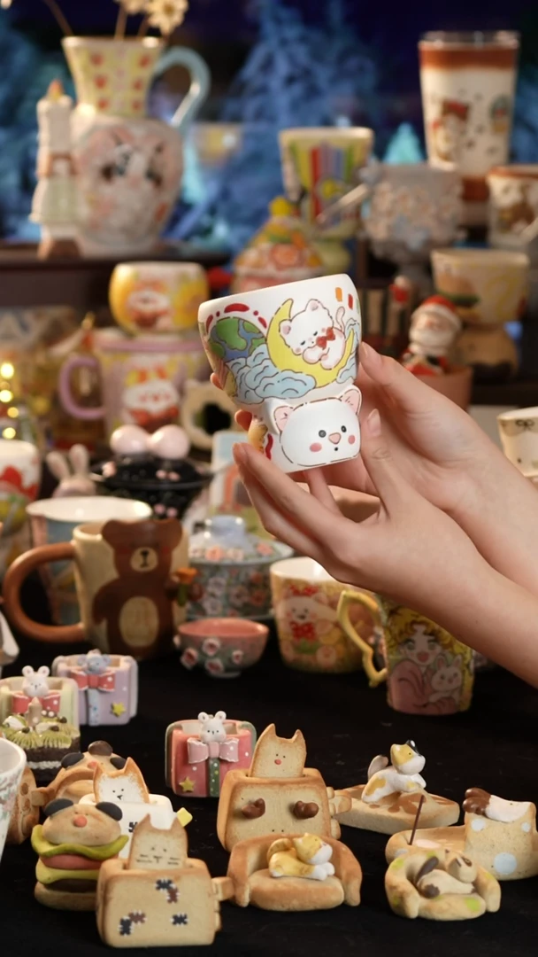 其他陶景德镇釉下彩手绘设计师款陶瓷