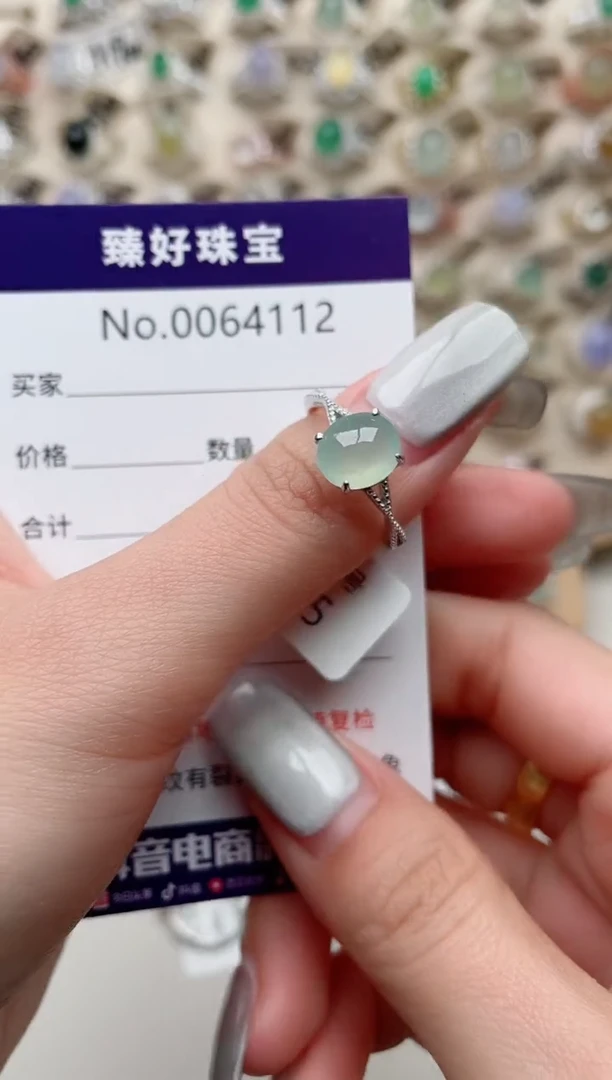 【闪购商品】翡翠戒指银S925镶嵌.........