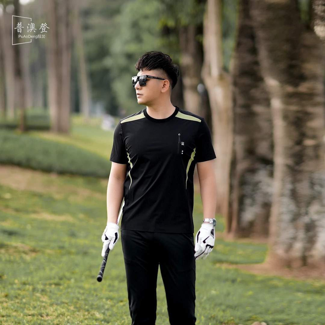 男士合集夏季2025新款轻奢潮流运动户外休闲防晒透气速干短袖T恤