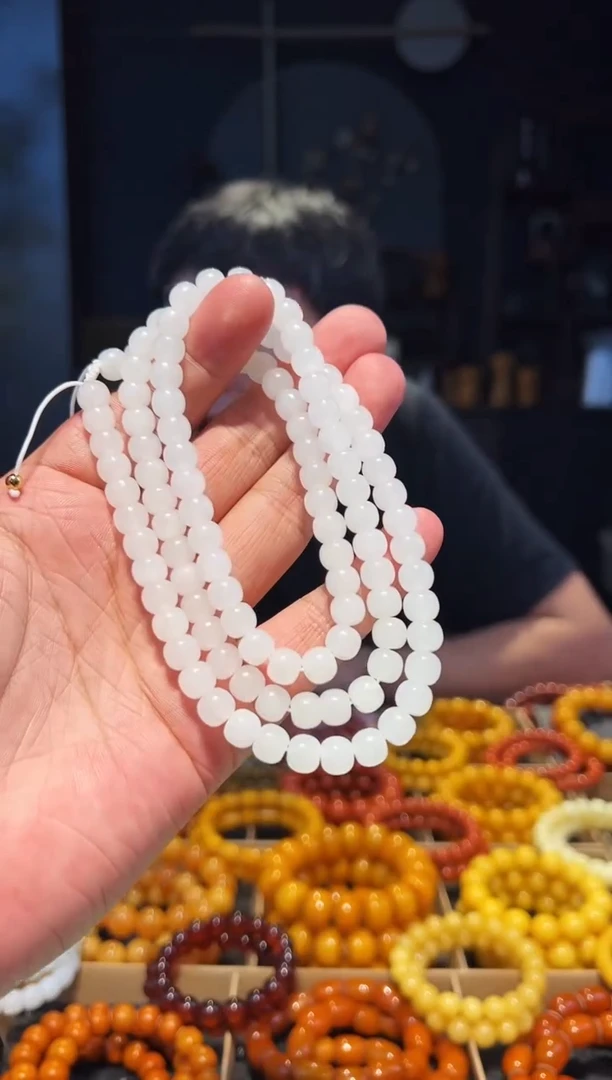 未镶嵌手串和田玉8+108多圈