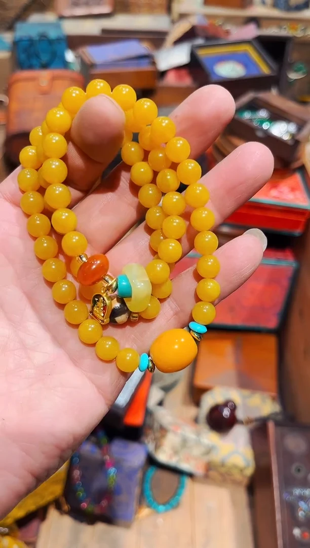 【闪购商品】蜜蜡颈饰未镶嵌安哥精品优选专属链接506