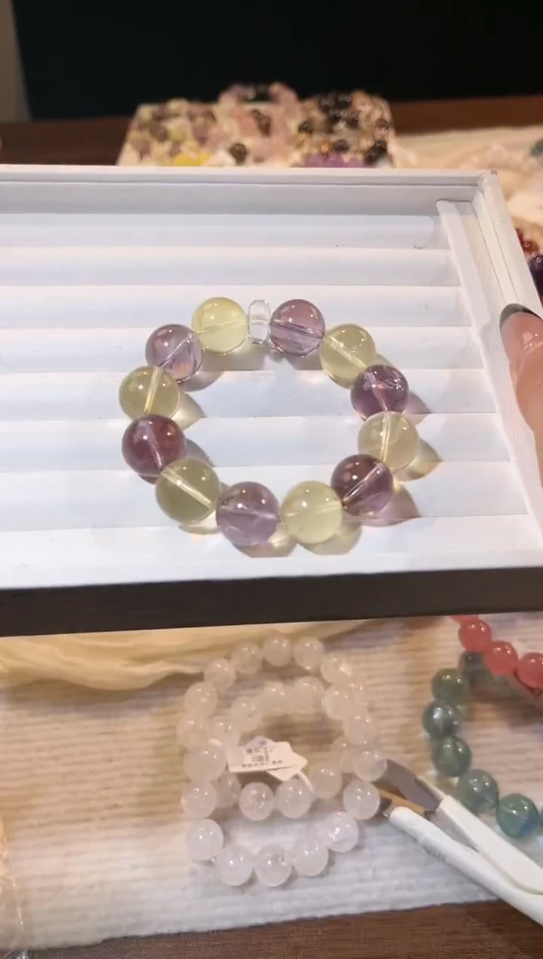 合成欧泊未镶嵌手串多样性发一Q85事业女主15mm