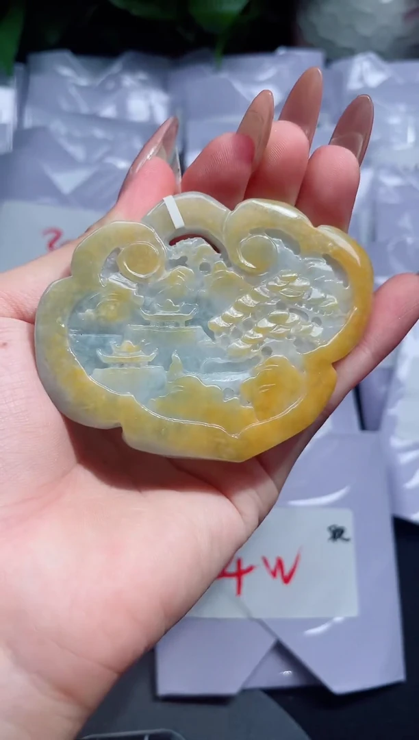 颈饰未镶嵌翡翠翡翠多样性发其一