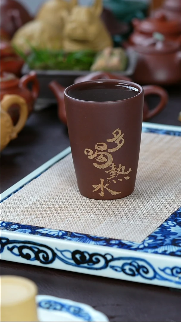 茶壶紫砂大号紫砂可乐杯 多喝热水