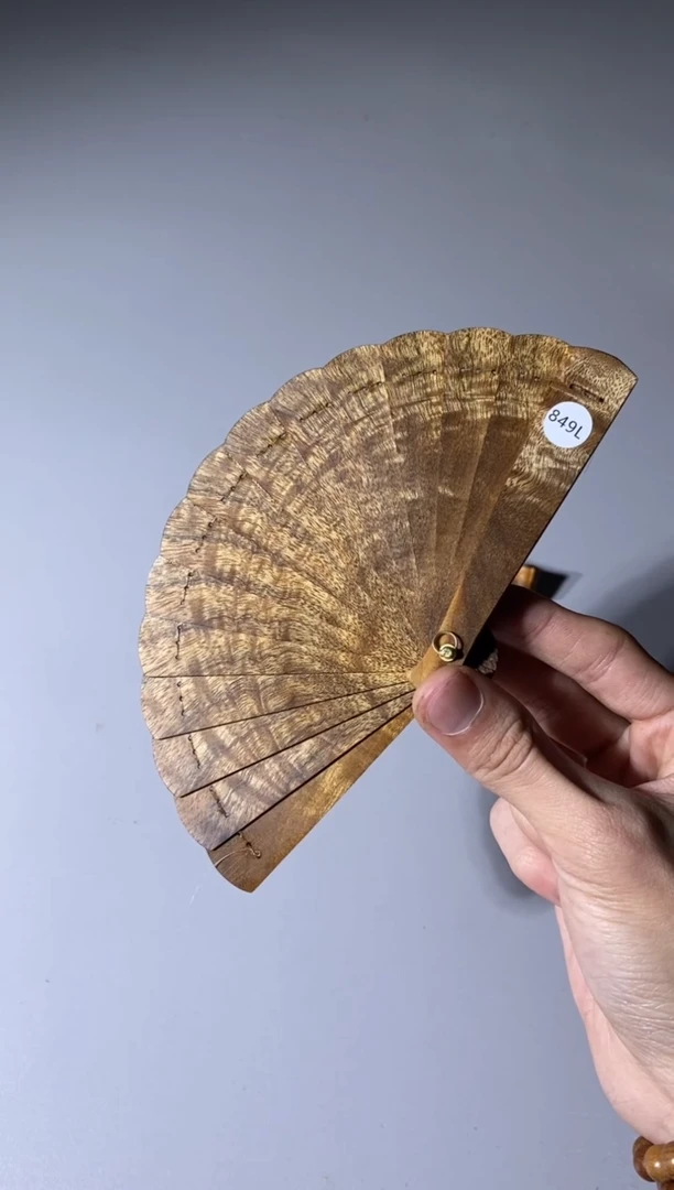 【闪购商品】金丝楠849号10cm金丝楠迷你扇