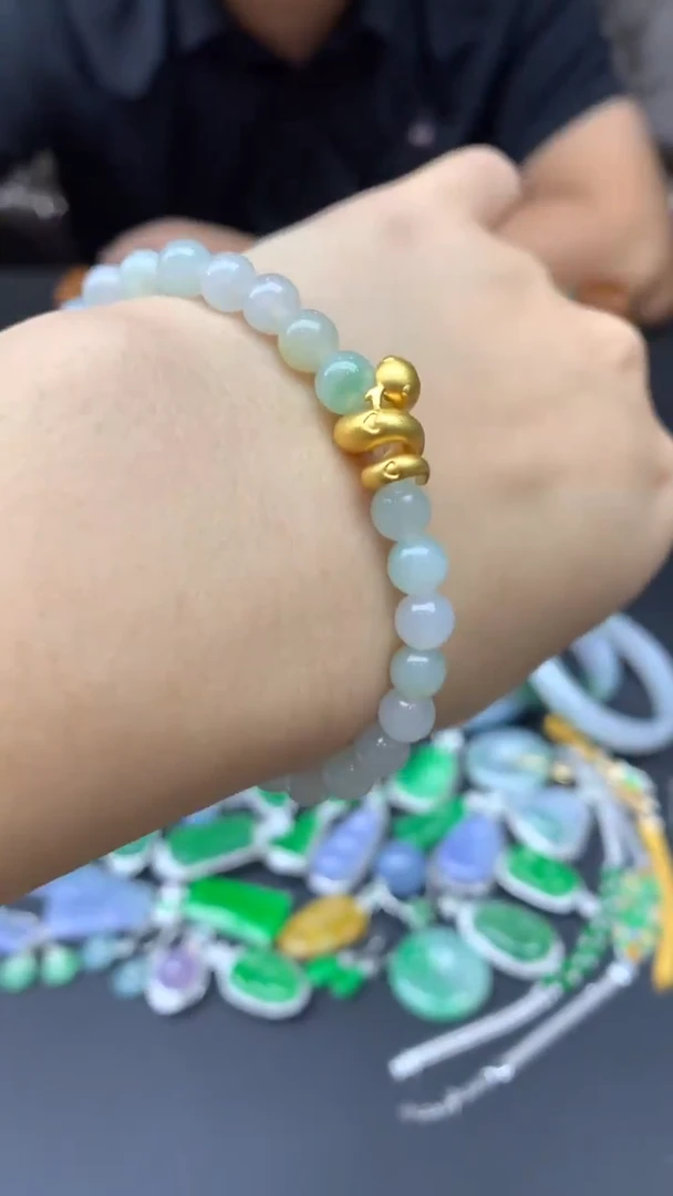 【闪购商品】翡翠手串未镶嵌43-天然翡翠