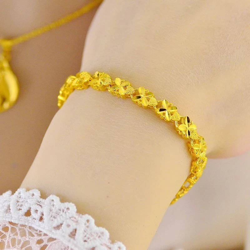 【秦总福利】2025春夏新款手链四叶草爱心高级可调节手链