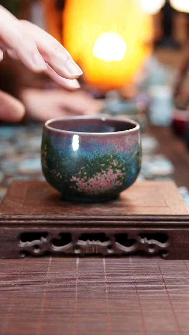 628 炉钧釉 主人杯 带证书发货