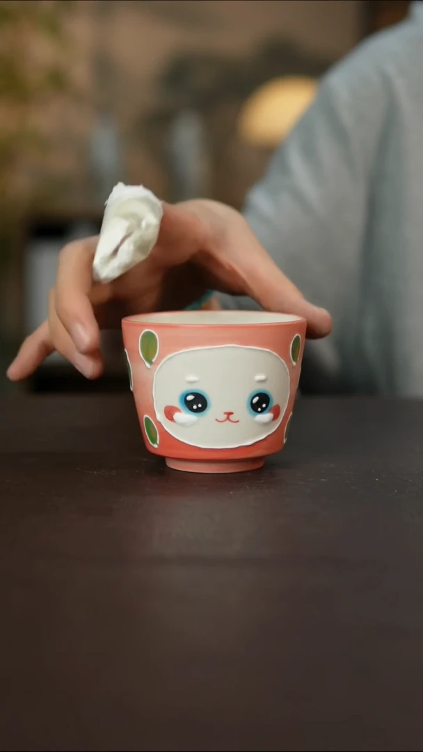 杯景德镇陶瓷柴烧手作