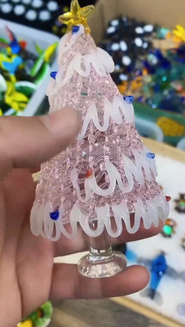 【闪购商品】琉璃手工艺品圣诞树