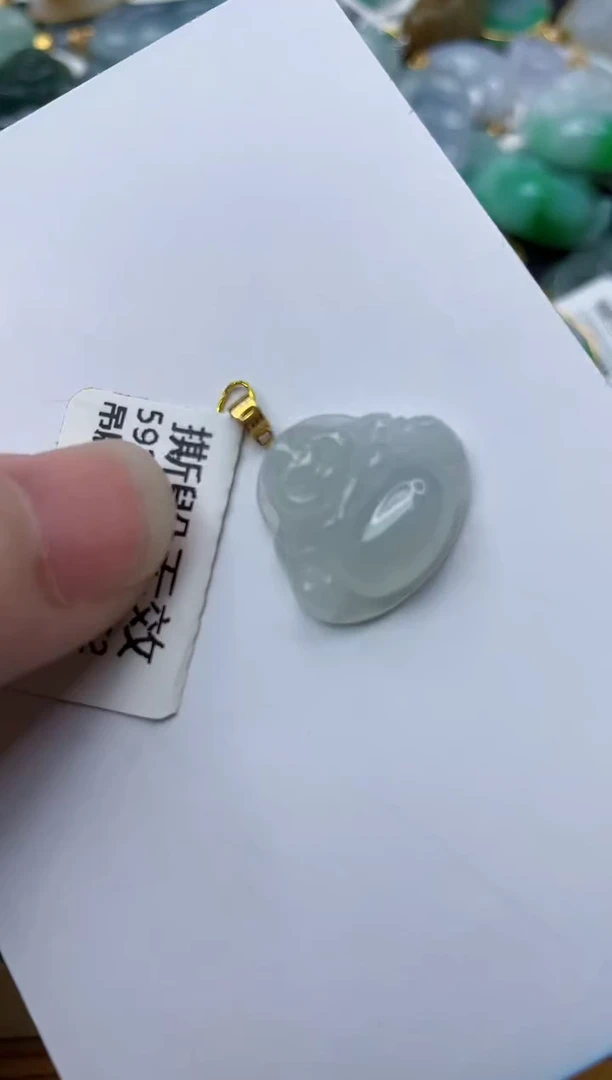 【闪购商品】翡翠颈饰18K金镶嵌4...........