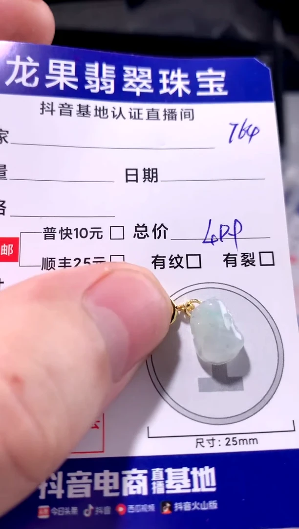 颈饰未镶嵌翡翠貔貅764