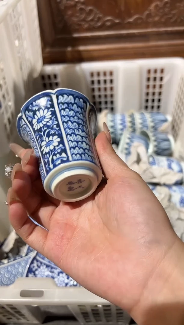 瓷片景德镇瓷器茶器茶杯