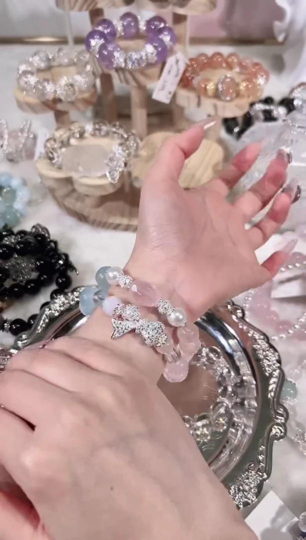 【闪购商品】水晶手链未镶嵌天然水晶默认微瑕 多样性发货发其一