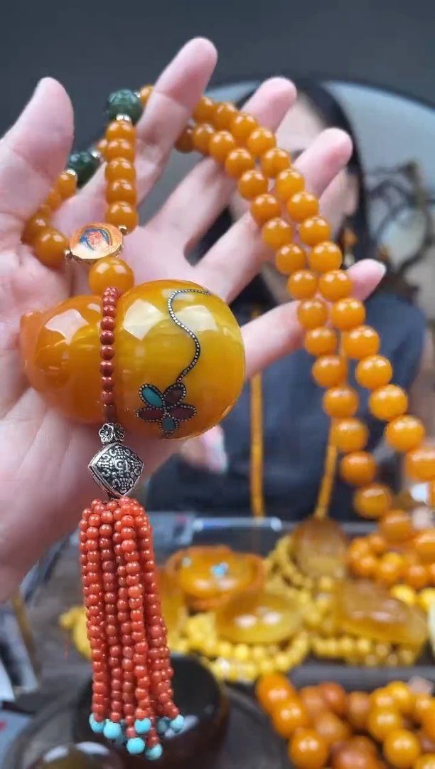 琥珀未镶嵌珠宝奇石首饰 假1赔4 （多样性发货1件