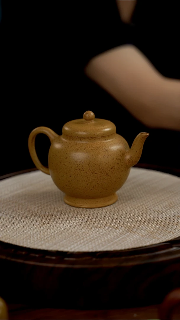 茶壶紫砂 全手工紫矿绿梨金0添加古法柴窑烧制（检测加60元）