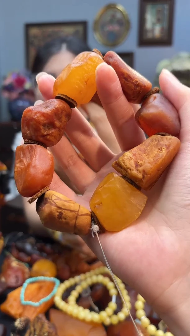 手串琥珀未镶嵌手串
