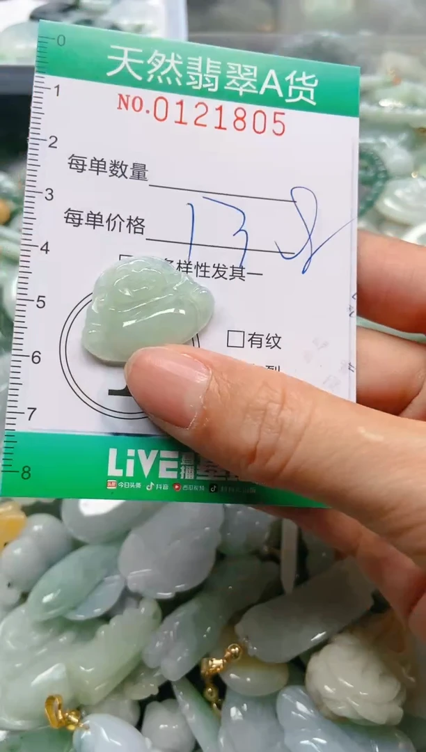 翡翠未镶嵌颈饰闪购0121805