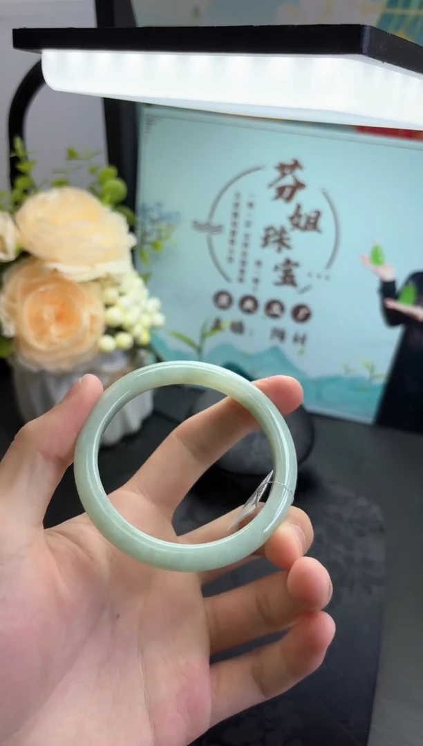 【闪购商品】翡翠手镯未镶嵌K458-6 手镯  56.8圈口