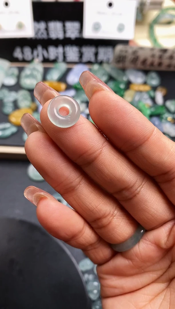 翡翠裸石甜甜圈128 定向 小乔