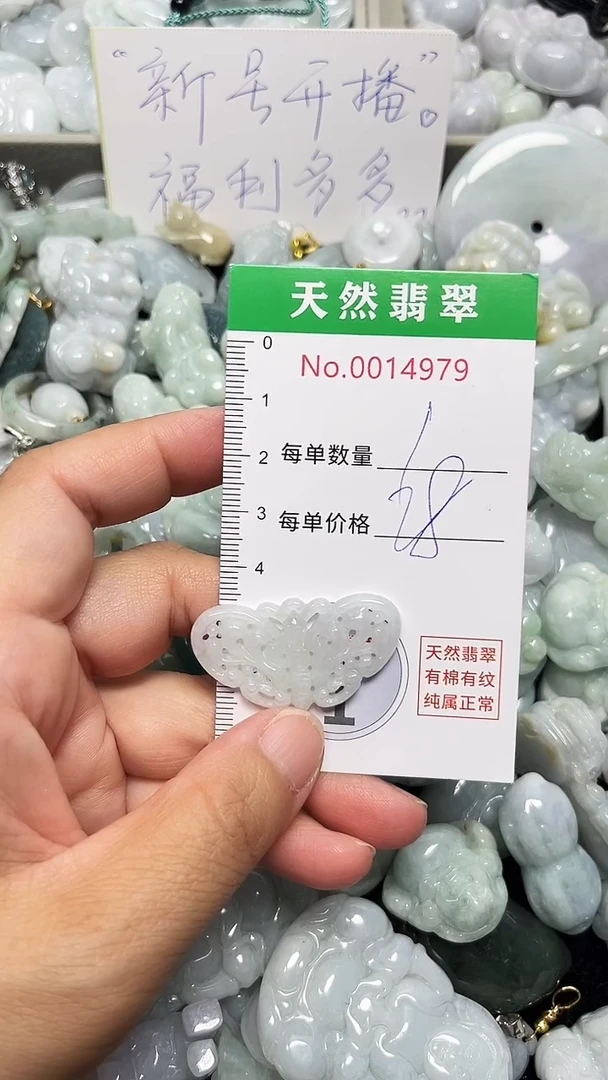 翡翠未镶嵌吊坠(不含链)4979