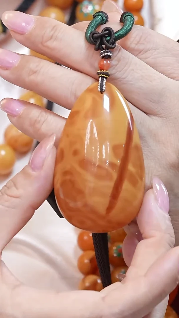 蜜蜡颈饰未镶嵌8847天然蜜蜡珠宝奇石云端妖孽全部保真