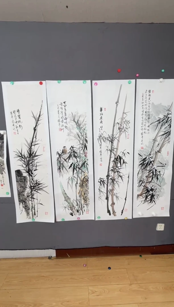 国画国画山水花鸟作品