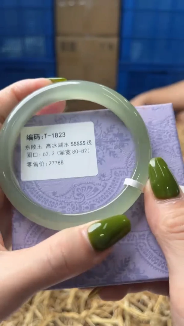 未镶嵌手镯石英质玉T1823