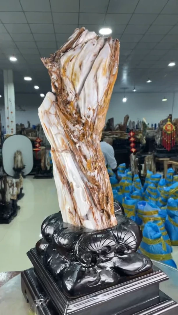 【闪购商品】硅化玉摆件未镶嵌53