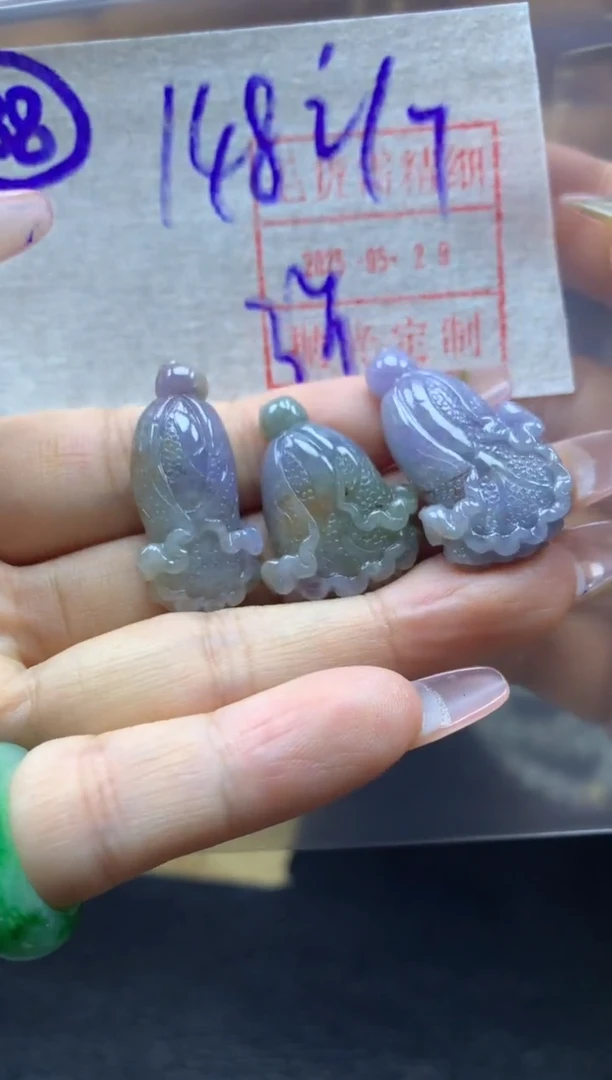 定制翡翠未镶嵌38白菜*158元毛货需精抛多样性发一