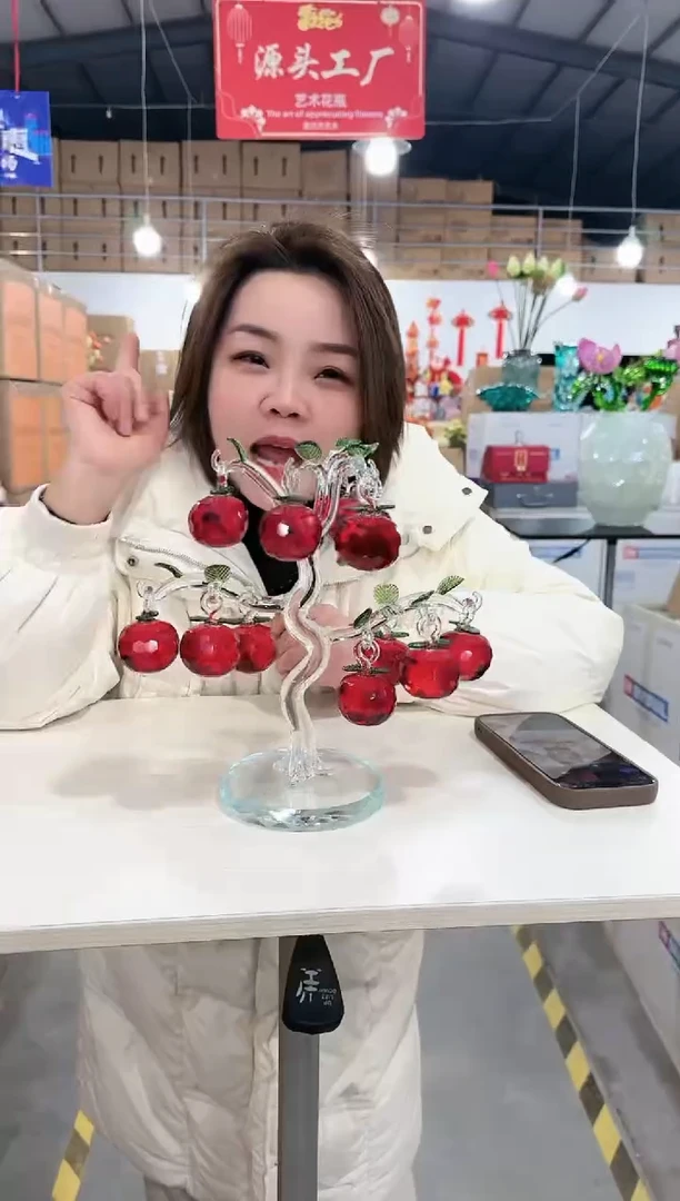 【闪购商品】玻璃于清花器E-早66