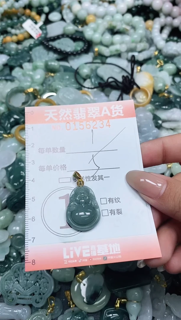 翡翠未镶嵌颈饰闪购0156234