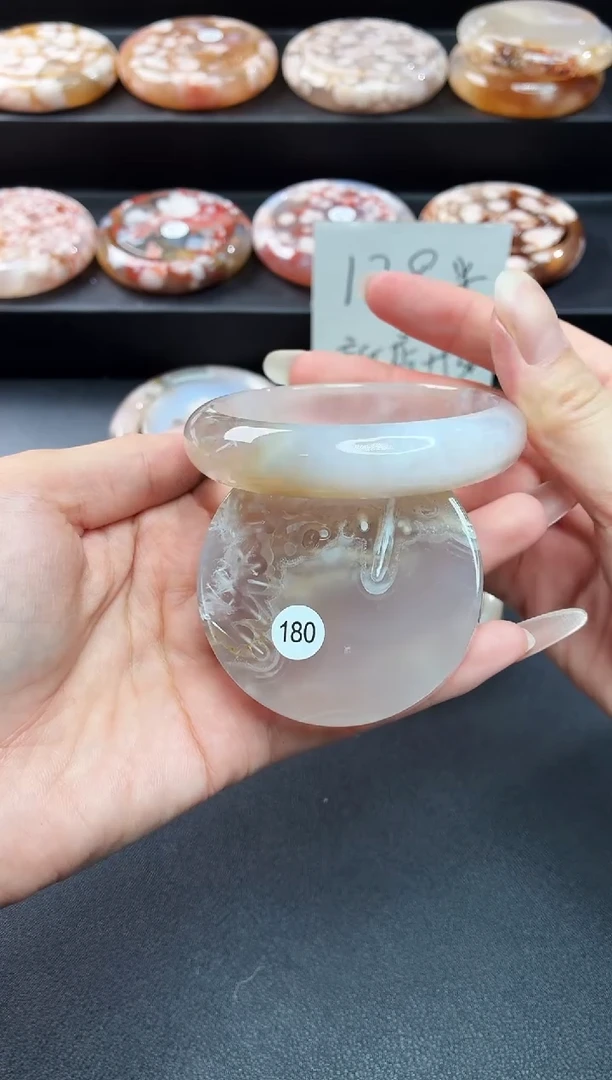 手镯玛瑙/玉髓未镶嵌石英质玉手镯