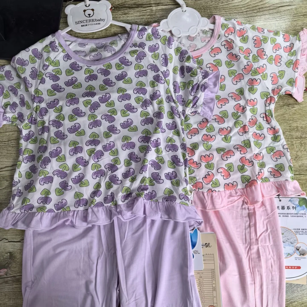 LK35101 郁金花开短袖套服