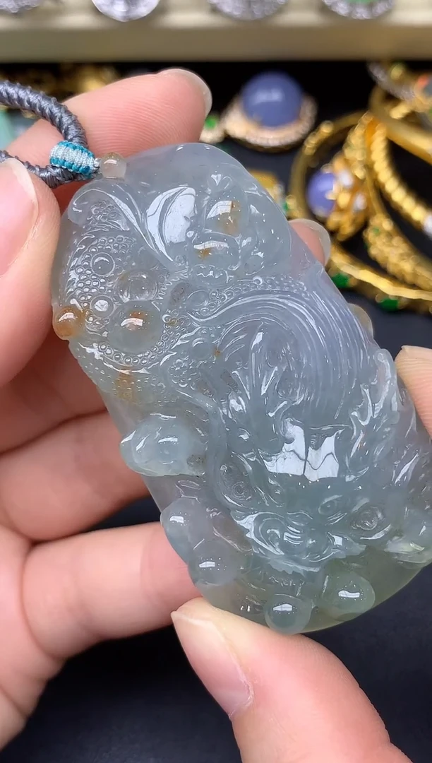 颈饰未镶嵌翡翠185-雪姐翡翠天天见