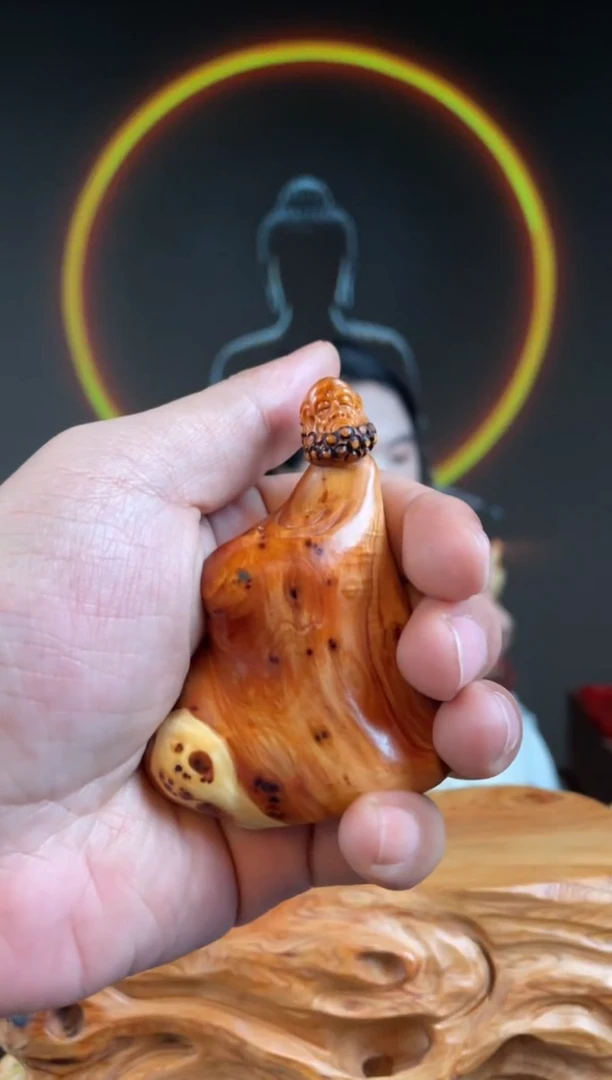 柏木（崖柏）手工摆件,先抢先得! 编号:371