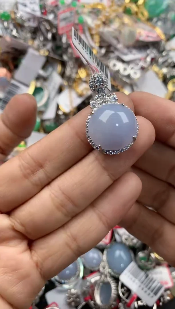 银S925镶嵌戒指翡翠13                1