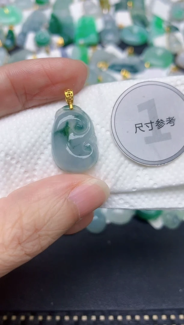 颈饰未镶嵌翡翠天然缅甸A货翡翠