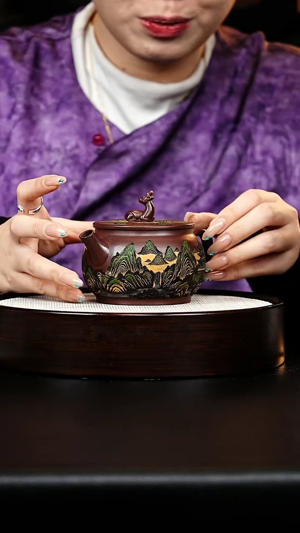 茶壶紫砂汉瓦壶