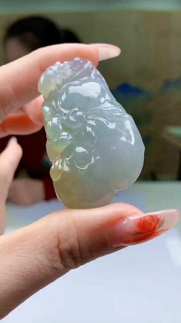 【闪购商品】定制翡翠未镶嵌4902ty-毛货挂件99