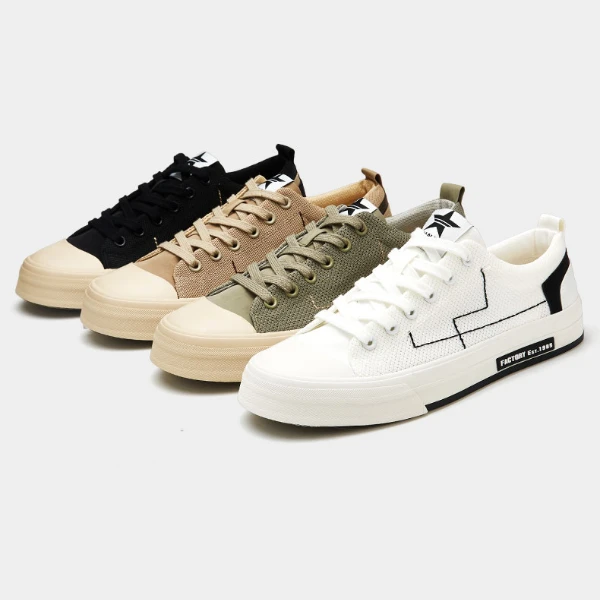 25621新款夏季镂空单网透气男鞋百搭男士低帮帆布鞋休闲小白鞋子