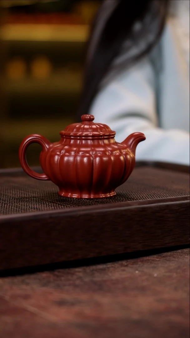 筋纹掇只 寅春朱泥 240cc