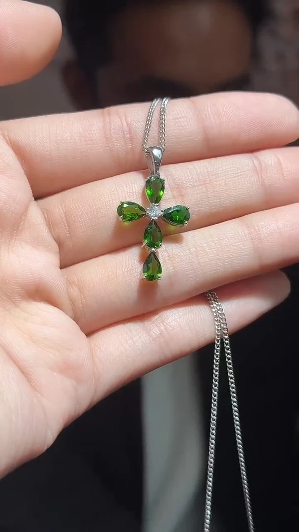 银S925镶嵌透辉石其他（扎德严选）