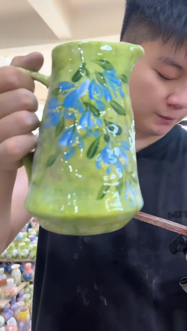 陶瓷26-23口径7高度17 1-2误差 微瑕到手一个