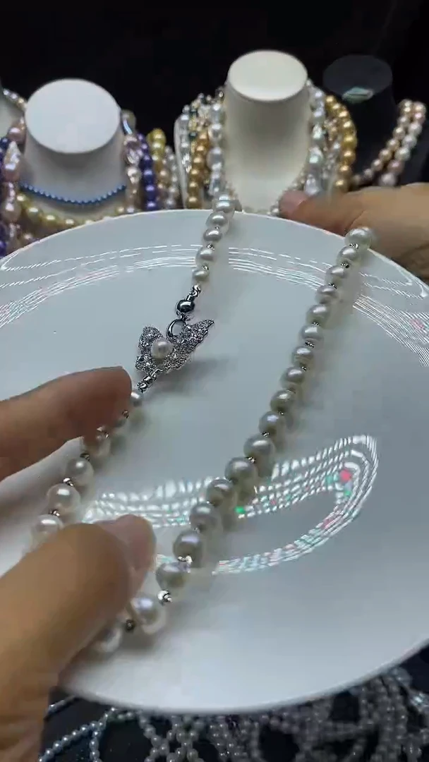 颈饰未镶嵌淡水珍珠多人