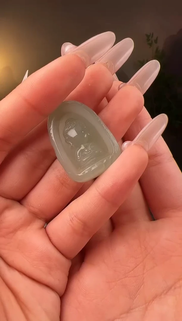 【闪购商品】和田玉颈饰未镶嵌无像佛 多样性发4284