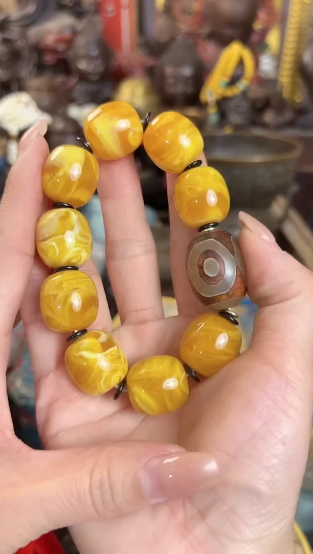 【闪购商品】蜜蜡手链未镶嵌【闪购商品闪购商品】