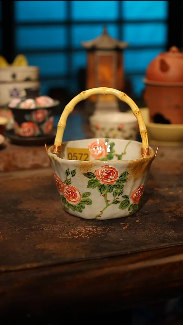 陶瓷景德镇高温釉下彩手工手绘款式@A0572@