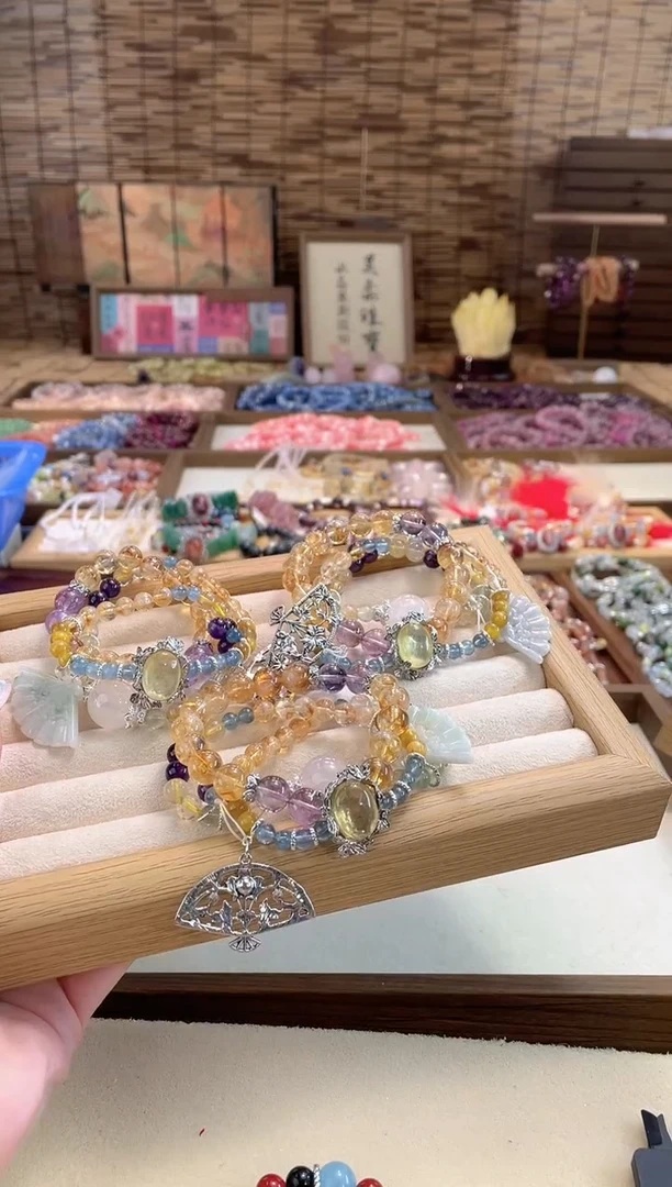 水晶手串合金CB3271小乔