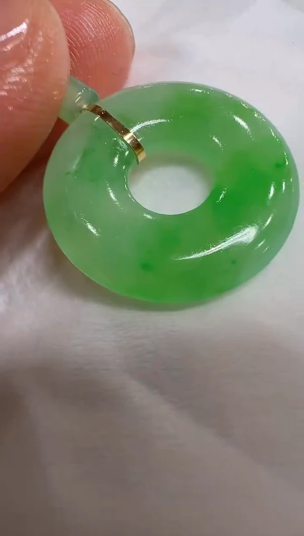 定制翡翠18K金镶嵌多样性团购发一件